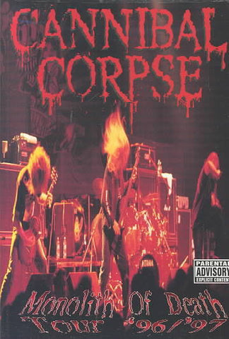 CANNIBAL CORPSE-MONOLITH OF DEATH DVD VG