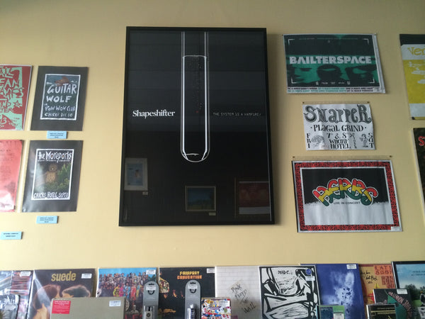 SHAPESHIFTER-THE SYSTEM IS A VAMPIRE FRAMED PROMO POSTER