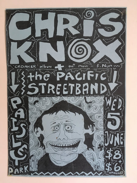 KNOX CHRIS-ORIGINAL GIG POSTER