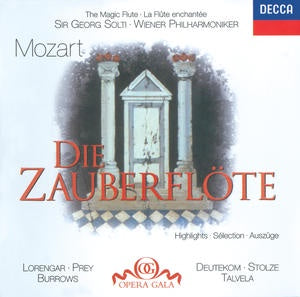 MOZART-DIE ZAUBERFLOTE CD VG
