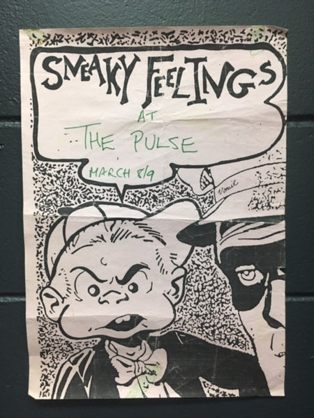 SNEAKY FEELINGS GIG POSTER