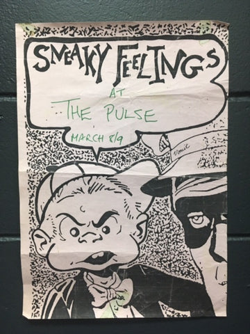 SNEAKY FEELINGS GIG POSTER