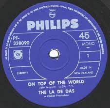 LA DE DA'S-ON TOP OF THE WORLD 7" VG