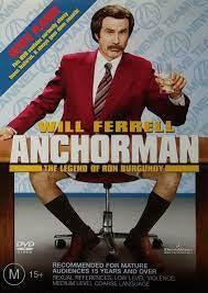 ANCHORMAN: THE LEGEND OF RON BURGUNDY DVD VG
