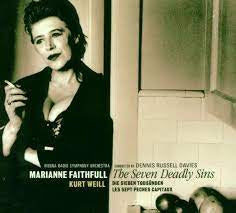 FAITHFULL MARIANNE-KURT WEILL: THE SEVEN DEADLY SINS 2LP *NEW* was $61.99 now...