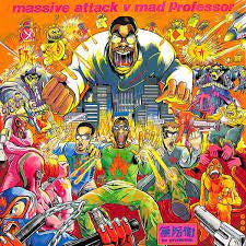 MASSIVE ATTACK V MAD PROFESSOR-NO PROTECTION LP VG+ COVER G