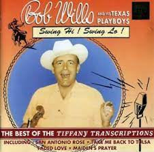 WILLS BOB & HIS TEXAS PLAYBOYS SWING HI SWING LO CD VG