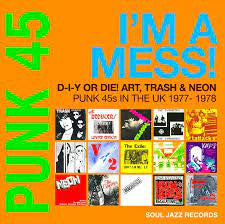 PUNK 45 I'M A MESS !-VARIOUS ARTISTS 2LP+7" *NEW*