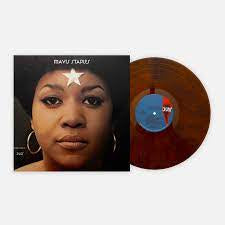 STAPLES MAVIS-MAVIS STAPLES ORANGE/ BLACK/ WHITE MARBLE VINYL LP  NM COVER EX