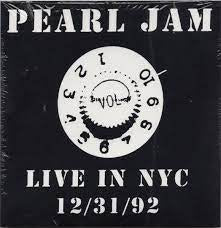 PEARL JAM-LIVE IN NYC 12/31/92 CD VG
