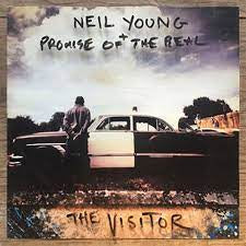 YOUNG NEIL + PROMISE OF THE REAL-THE VISITOR 2LP NM COVER NM