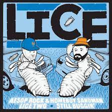 AESOP ROCK & HOMEBOY SANDMAN-LICE TWO-STILL BUGGIN' 12" EP *NEW*