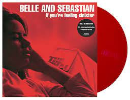 BELLE AND SEBASTIAN-IF YOU'RE FEELING SINISTER RED VINYL LP NM COVER EX