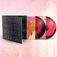 ALABAMA SHAKES-SOUND & COLOR RED/ BLACK/ PINK VINYL 2LP NM COVER EX