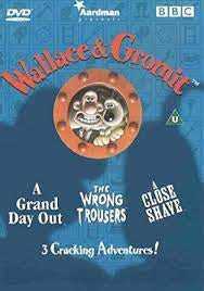 WALLACE & GROMIT-3 CRACKING ADVENTURES DVD NM
