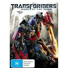 TRANSFORMERS DARK OF THE MOON-DVD VG