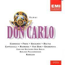VERDI-DON CARLO KARAJAN 3CD VG