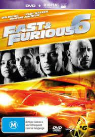 FAST AND FURIOUS 6 DVD VG+