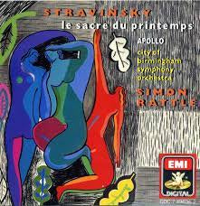 STRAVINSKY; LE SACRE DU PRINTEMPS/RATTLE CD NM