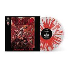 KREATOR-PLEASURE TO KILL CLEAR/ RED SPLATTER VINYL LP *NEW*
