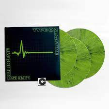 TYPE O NEGATIVE-LIFE IS KILLING ME GREEN/ BLACK VINYL 3LP *NEW*