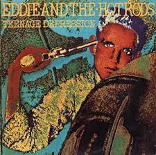 EDDIE & THE HOTRODS-TEENAGE DEPRESSION CLEAR VINYL LP NM COVER EX