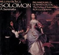 SOLOMON WILLIAM BOYCE-  A SERNATA CD NM