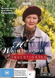 HETTY WAINTHROPP INVESTIGATES SERIES 1 DVD VG