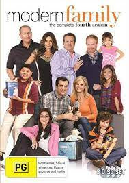 MODERN FAMILY-COMPLETE FOURTH SEASON 3DVD VG