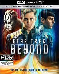 STAR TREK BEYOND-4K ULTRA HD & BLURAY NM