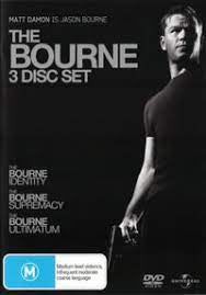 BOURNE THE-3 DISC SET 3DVD VG
