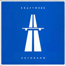 KRAFTWERK-AUTOBAHN BLUE VINYL LP NM COVER NM