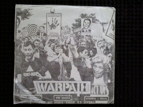 WARPATH/ POPULATION CONTROL SPLIT 7" EP VG
