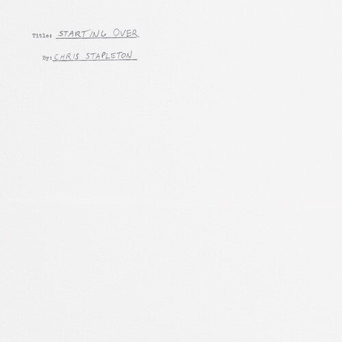 STAPLETON CHRIS-STARTING OVER CD *NEW*