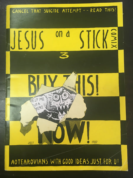 JESUS ON A STICK COMIX 3 VG+