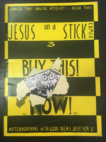 JESUS ON A STICK COMIX 3 VG+
