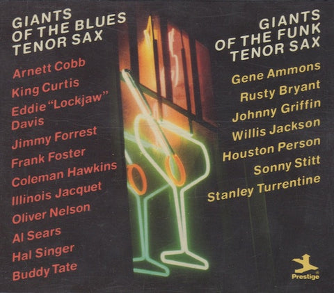 GIANTS OF THE BLUES & FUNK TENOR SAX-VARIOUS ARTISTS 3CD VG