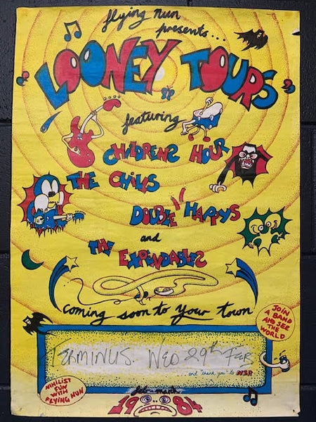 FLYING NUN PRESENTS LOONEY TOURS-ORIGINAL GIG POSTER