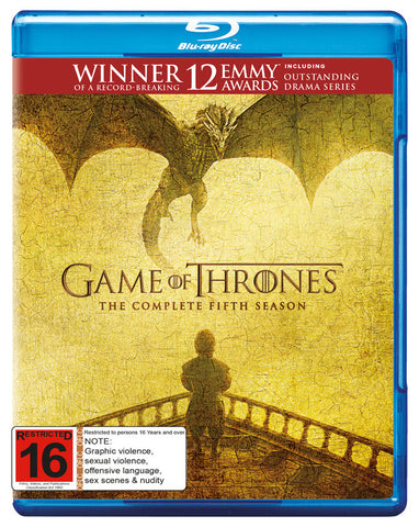 GAME OF THRONES FIFTH SEASON 4BLURAY