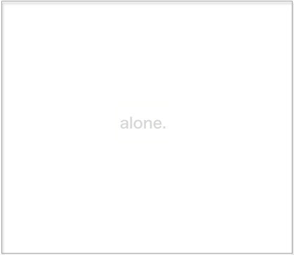 ALONE-MORNING AFTER GIRLS WHITE VINYL LP M COVER NM