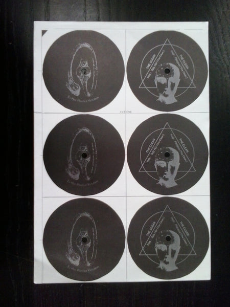 CLEAN THE-TALLY HO SHEET OF ORIGINAL UNUSED RECORD LABELS
