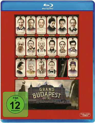 GRAND BUDAPEST HOTEL-DVD + BLURAY VG+
