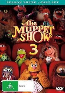 THE MUPPET SHOW COMPLETE THIRD SEASON 4DVD VG