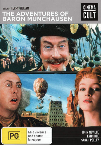 ADVENTURES OF BARON MUNCHAUSEN DVD VG