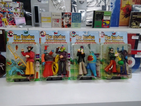 BEATLES THE-YELLOW SUBMARINE SET OF 4 FIGURINES