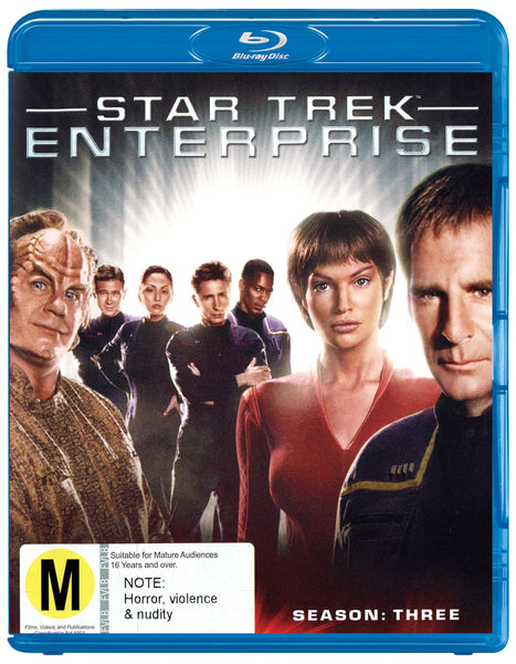 STAR TREK ENTERPRISE SEASON 3  6 BLURAY VG