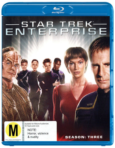 STAR TREK ENTERPRISE SEASON 3  6 BLURAY VG