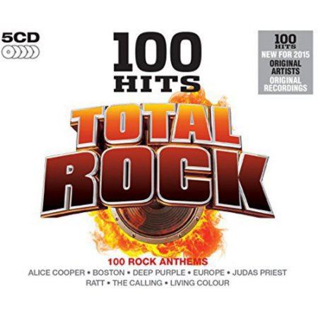TOTAL ROCK 100 HITS-VARIOUS ARTISTS 5CD BOX SET *NEW*