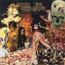 OPEN TOMB/ METH DRINKER-SPLIT  PURPLE HAZE VINYL LP NM COVER EX