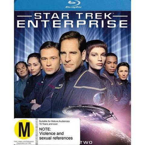 STAR TREK ENTERPRISE SEASON TWO 6BLURAY VG+